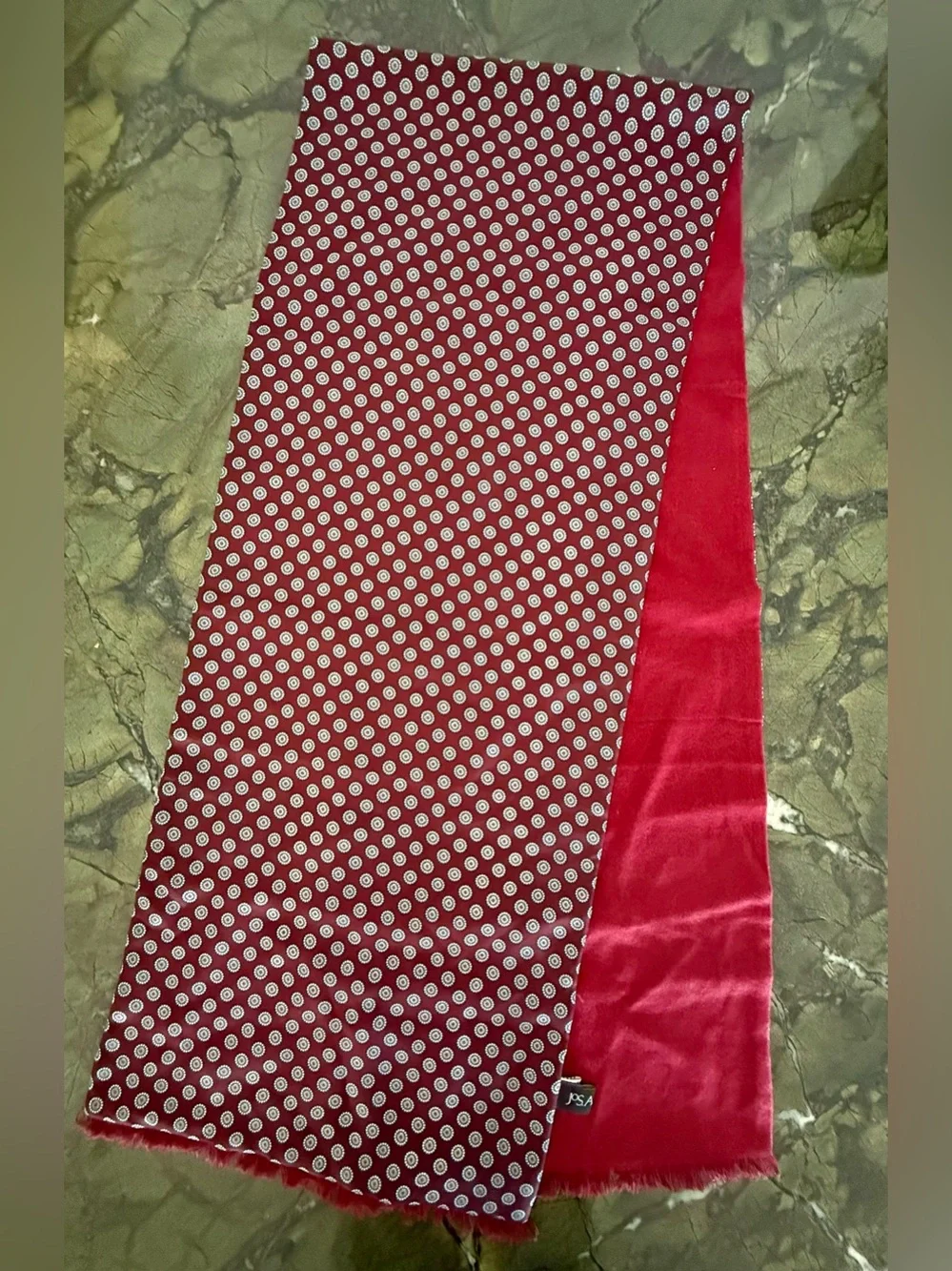 Burgundy Silk Scarf Jos. A. Bank